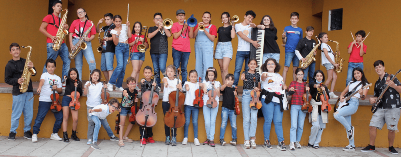 Imagen de la Big Band Infantil de Canarias / TA